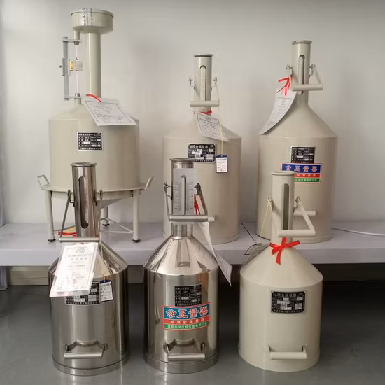 Lata de medição de posto de gasolina usada para posto de gasolina 10L/20L/50L